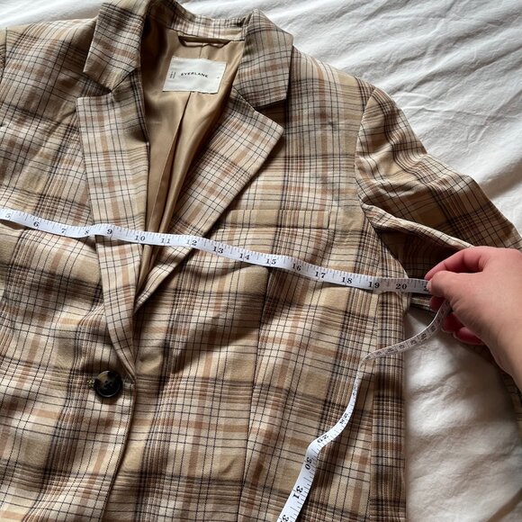 NWT Everlane The Oversized Blazer in Buttersmooth W's 12 - Picture 7 of 10